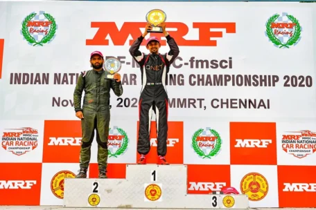 Chetan Korada Wins Debut MRF Saloon Series 2020 Race scaled 1